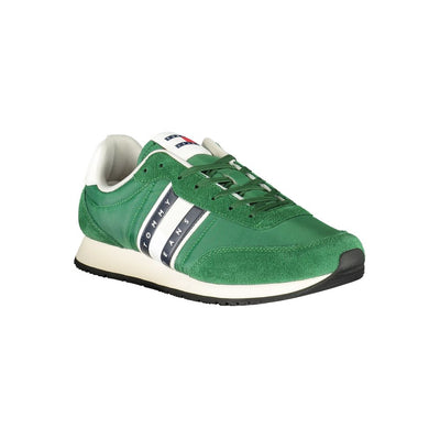 Tommy Hilfiger Groene Polyester Heren Sneaker