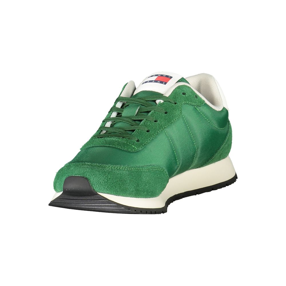 Tommy Hilfiger Groene Polyester Heren Sneaker