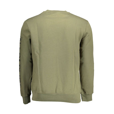 Pull Napapijri en coton vert pour homme