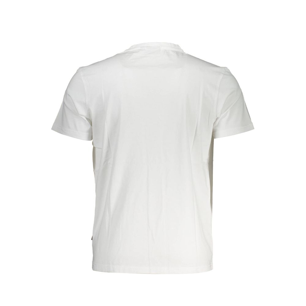 Napapijri Wit Katoenen Heren T-shirt