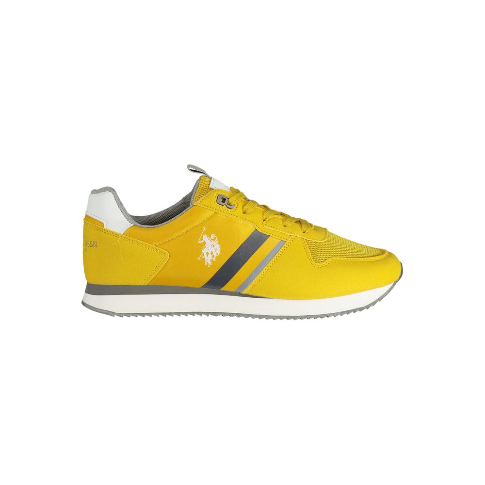 US POLO ASSN. Gele polyester herensneaker