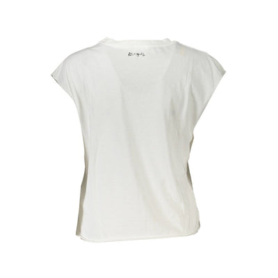 T-shirt Desigual en coton blanc pour femme