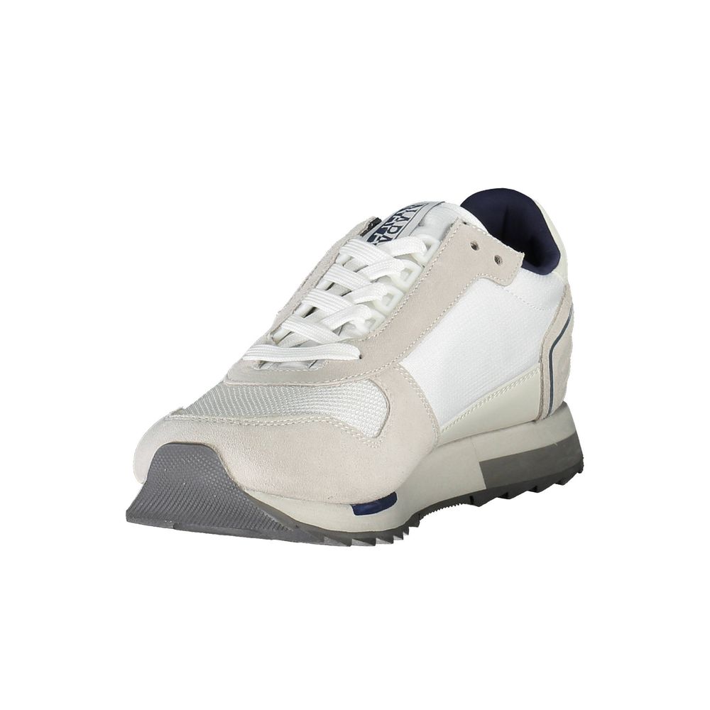 Napapijri witte leren heren sneaker