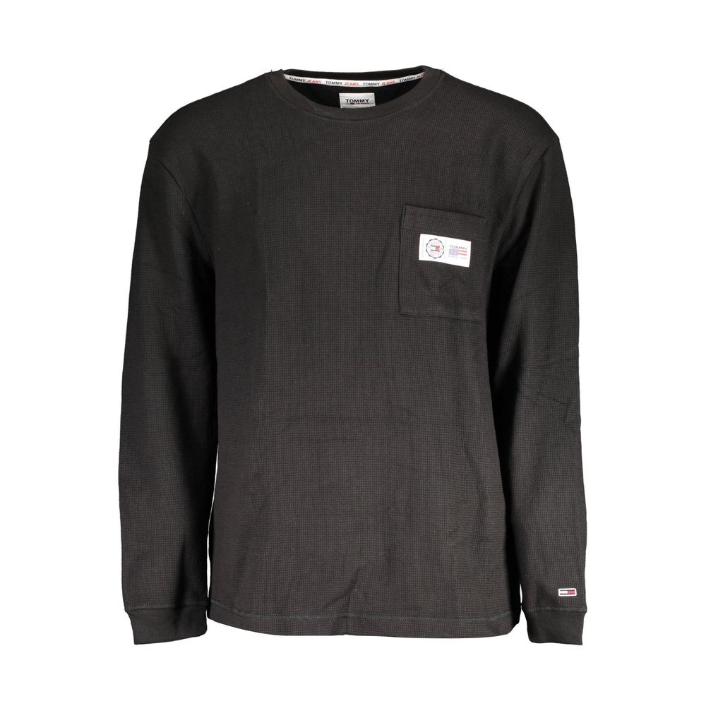Pull Tommy Hilfiger en coton noir pour homme