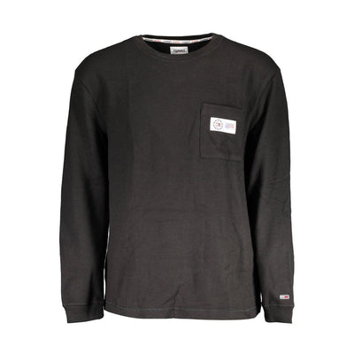 Pull Tommy Hilfiger en coton noir pour homme