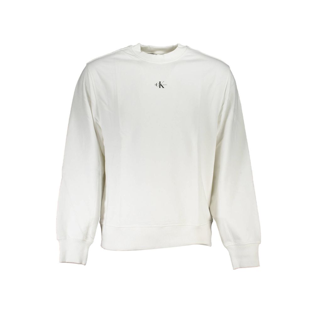 Pull Calvin Klein en coton blanc pour homme