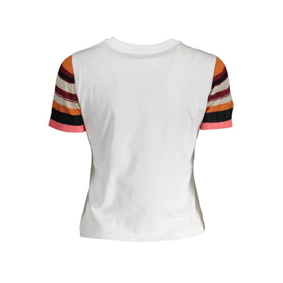 Haut en coton blanc Desigual pour femme