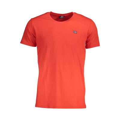 Noorwegen 1963 Rood Katoenen Heren T-shirt