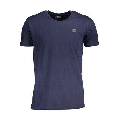 Noorwegen 1963 Blauw Katoenen Heren T-shirt