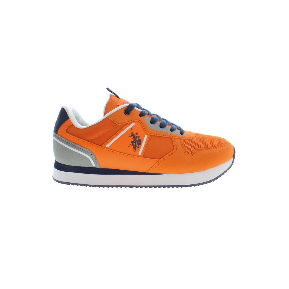 US POLO ASSN. Oranje polyester herensneaker