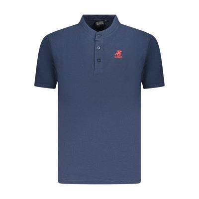 U.S. Grand Polo Blue Cotton Mens Polo Shirt