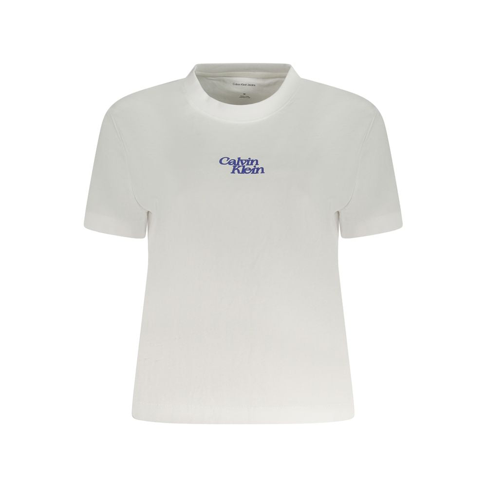 Calvin Klein Wit Katoenen Dames T-shirt