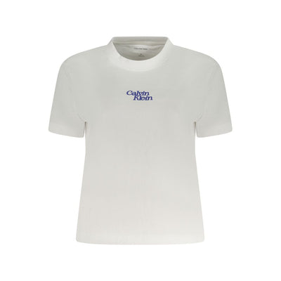 Calvin Klein Wit Katoenen Dames T-shirt