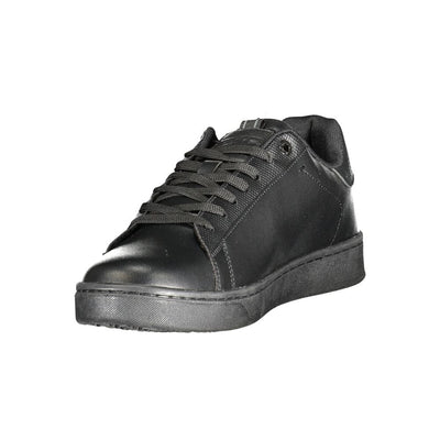Gaszwarte polyester herensneaker