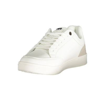 Gaswitte polyester herensneaker