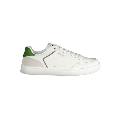 Gaswitte polyester herensneaker