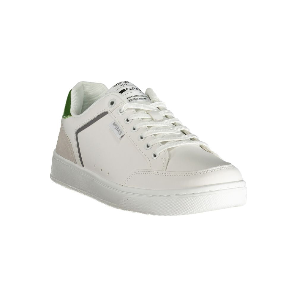 Gaswitte polyester herensneaker