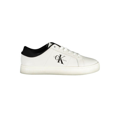Calvin Klein witte polyester sneaker