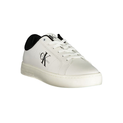 Calvin Klein witte polyester sneaker
