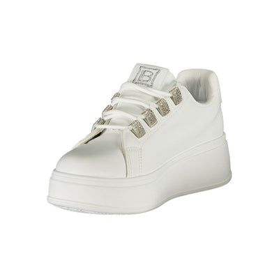 Laura Biagiotti Witte Polyester Dames Sneaker