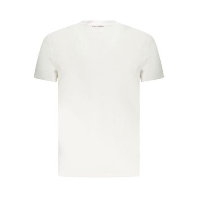 Trussardi White Cotton Men T-Shirt