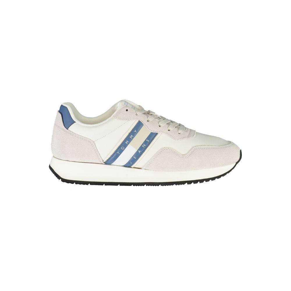 Tommy Hilfiger witte leren herensneaker