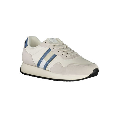 Tommy Hilfiger witte leren herensneaker