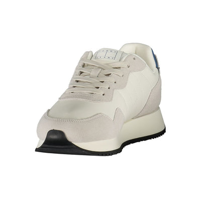 Tommy Hilfiger witte leren herensneaker