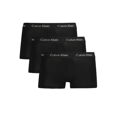 Calvin Klein Black Cotton Men Boxer
