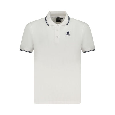 U.S. Grand Polo White Cotton Men Polo Shirt