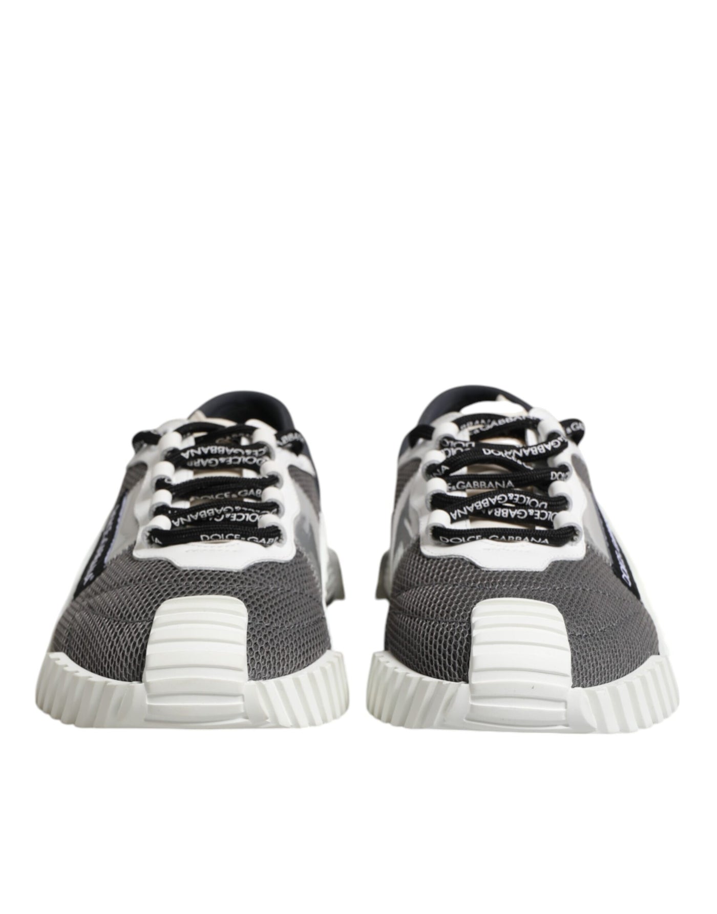 Dolce &amp; Gabbana Grijze Veterschoenen NS1 Sneakers