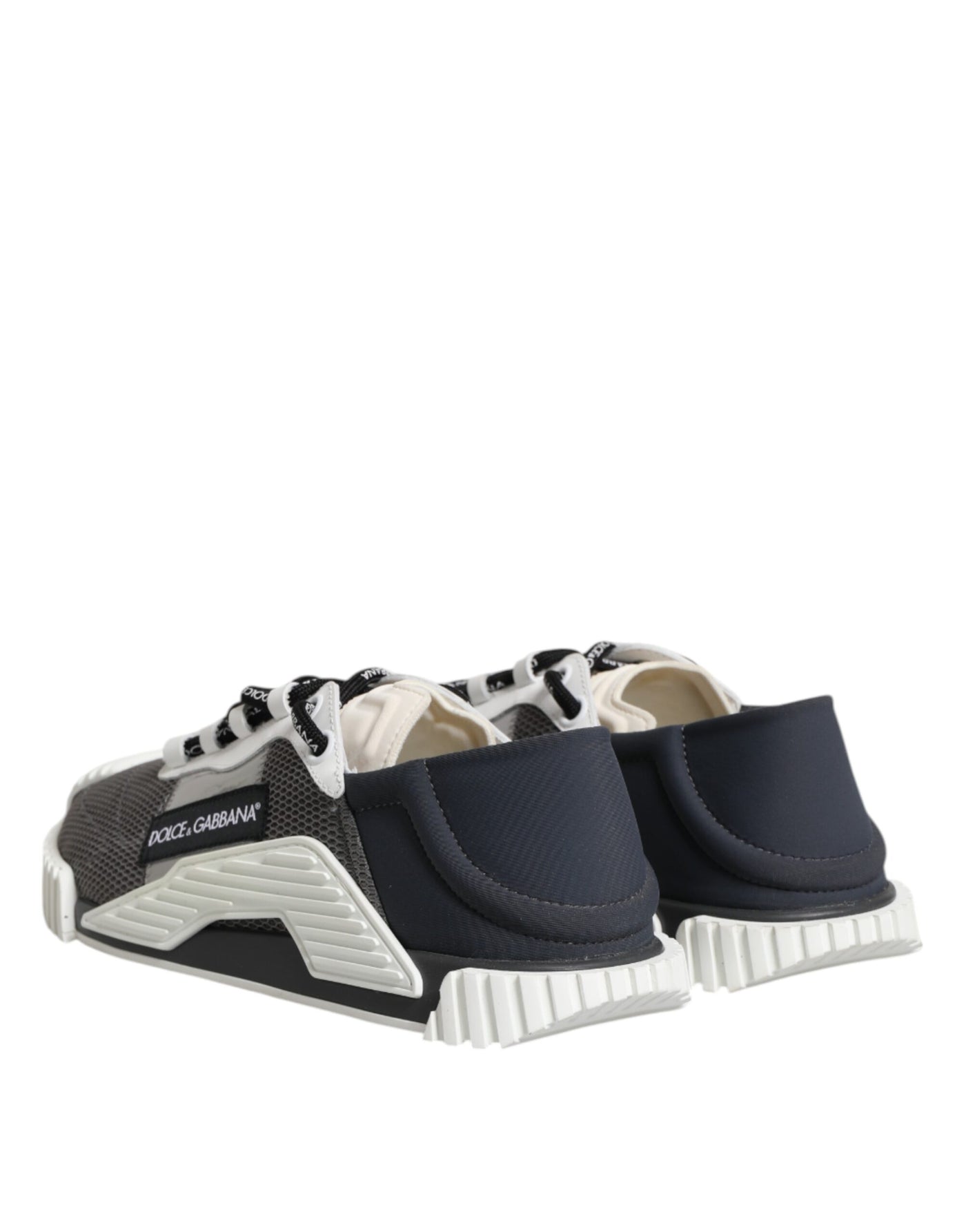 Dolce &amp; Gabbana Grijze Veterschoenen NS1 Sneakers