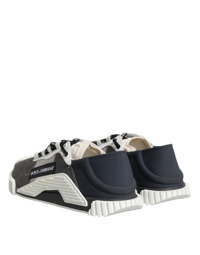 Dolce &amp; Gabbana Grijze Veterschoenen NS1 Sneakers