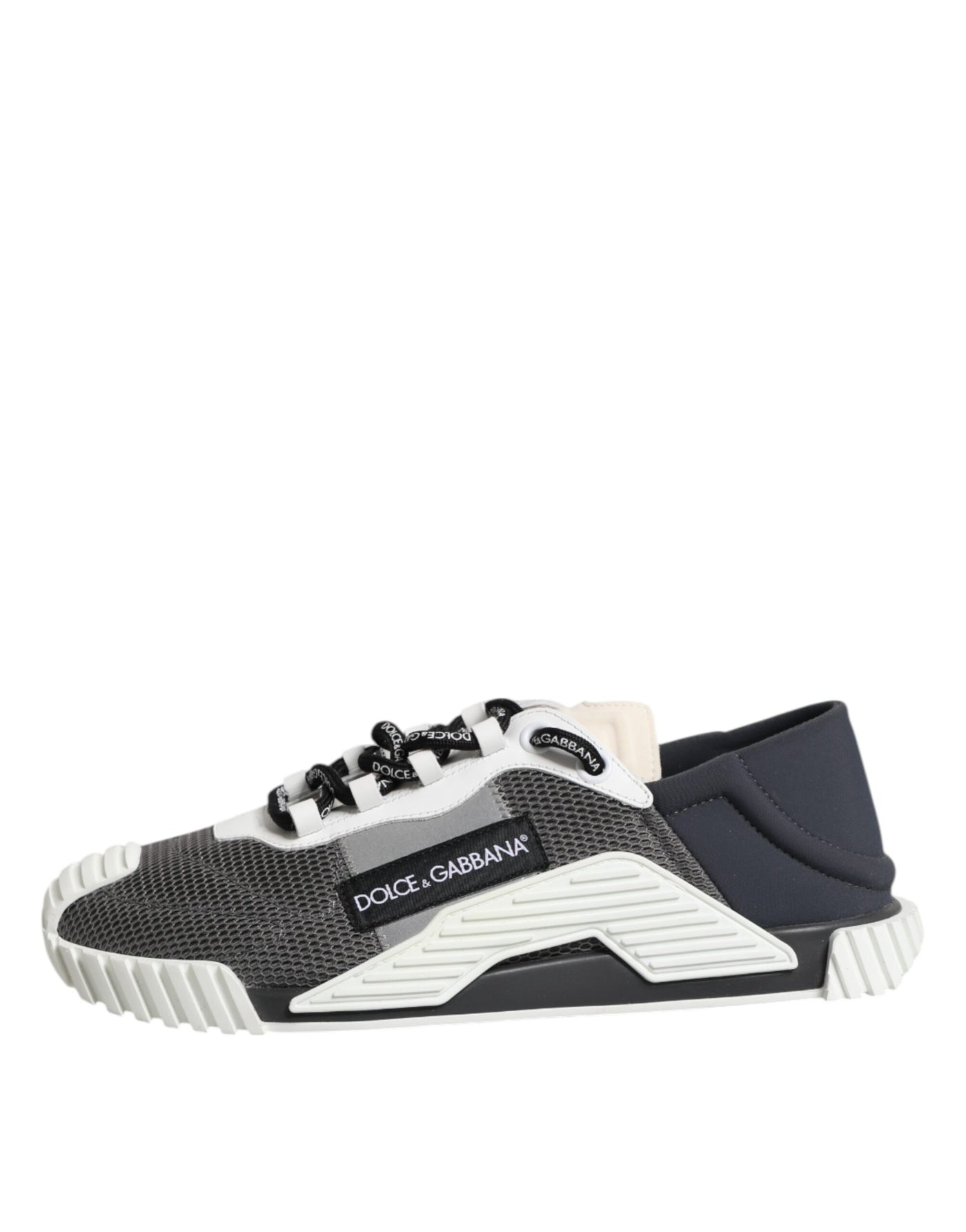 Dolce &amp; Gabbana Grijze Veterschoenen NS1 Sneakers