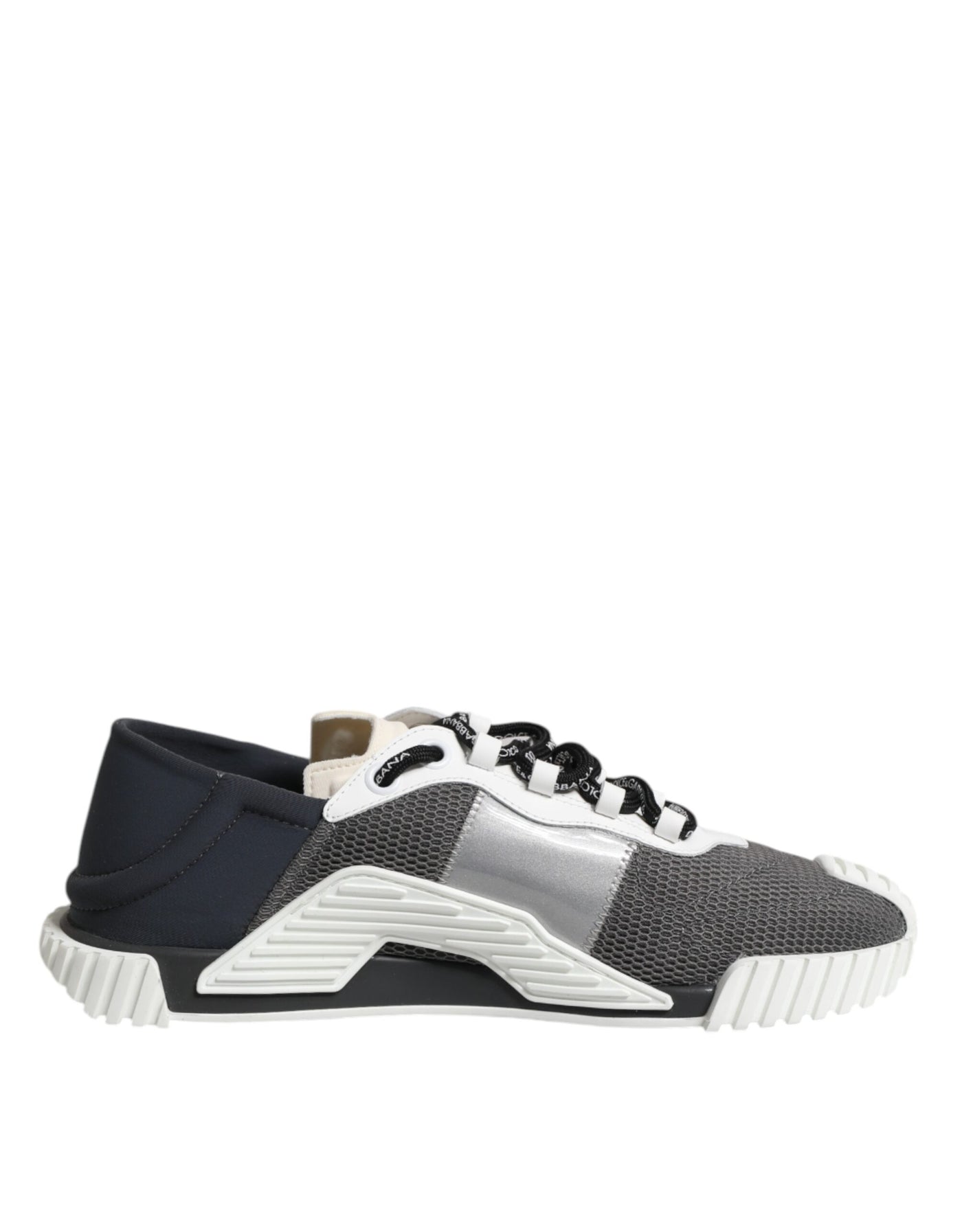 Dolce &amp; Gabbana Grijze Veterschoenen NS1 Sneakers