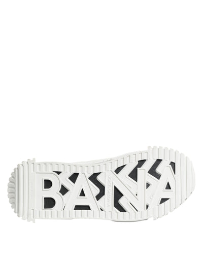 Dolce &amp; Gabbana Grijze Veterschoenen NS1 Sneakers