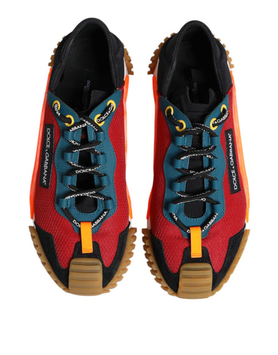 Dolce &amp; Gabbana Multicolor Logo Low Top NS1 Sneakers Schoenen