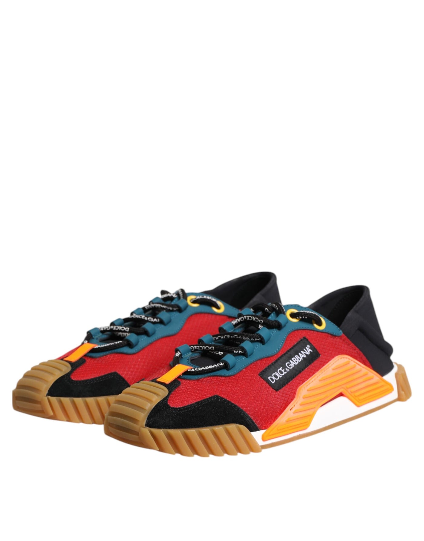 Dolce &amp; Gabbana Multicolor Logo Low Top NS1 Sneakers Schoenen