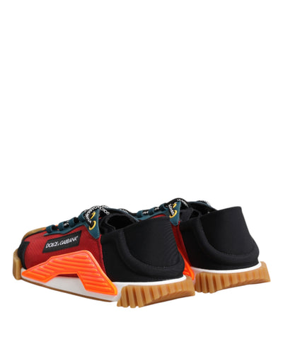 Dolce &amp; Gabbana Multicolor Logo Low Top NS1 Sneakers Schoenen