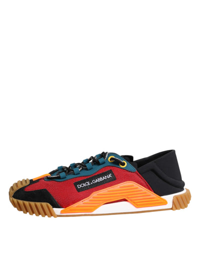 Dolce &amp; Gabbana Multicolor Logo Low Top NS1 Sneakers Schoenen