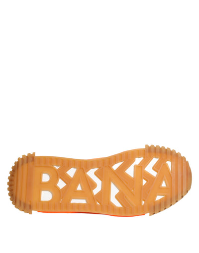 Dolce &amp; Gabbana Multicolor Logo Low Top NS1 Sneakers Schoenen