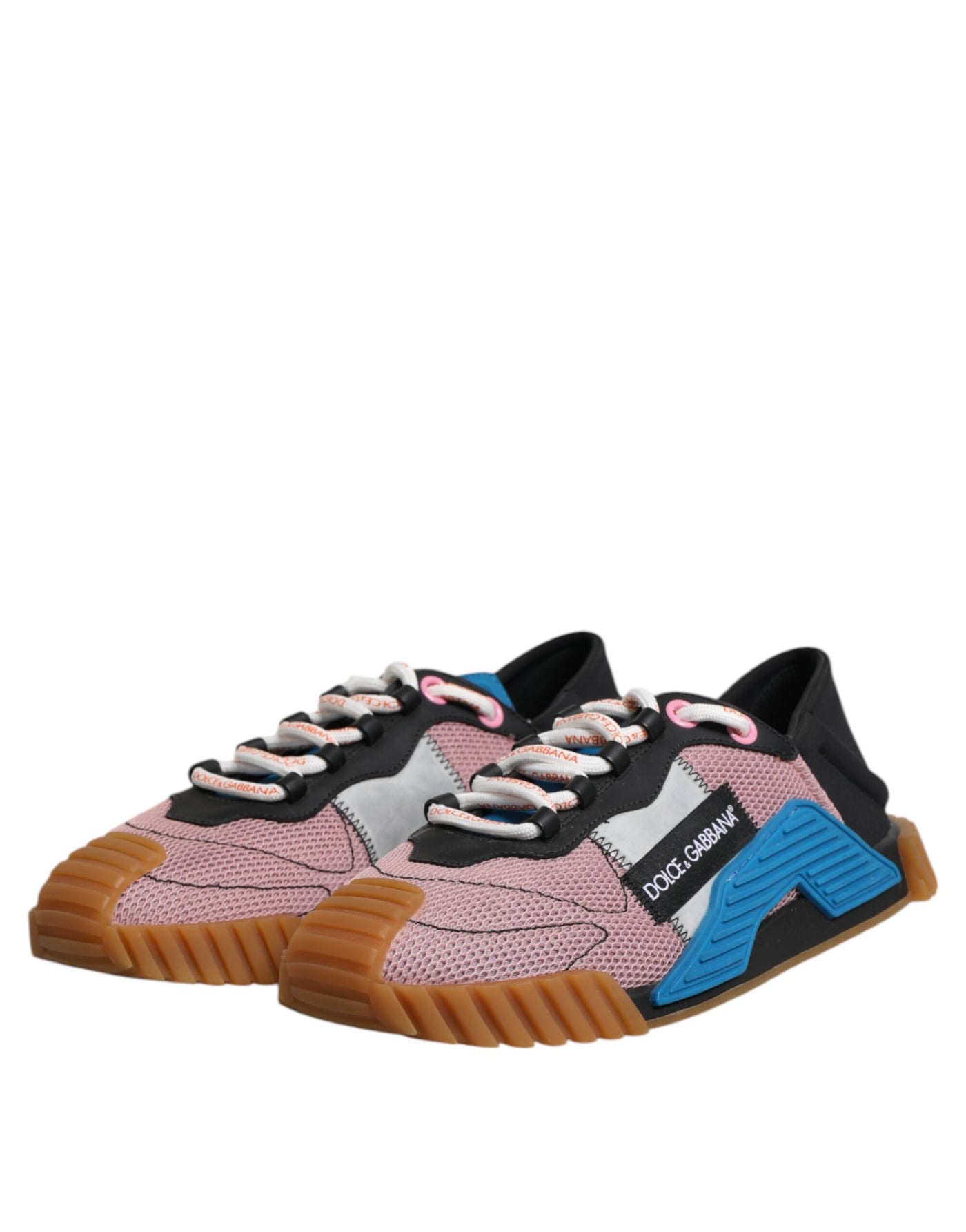 Dolce &amp; Gabbana Multicolor Logo Low Top NS1 Sneakers Schoenen