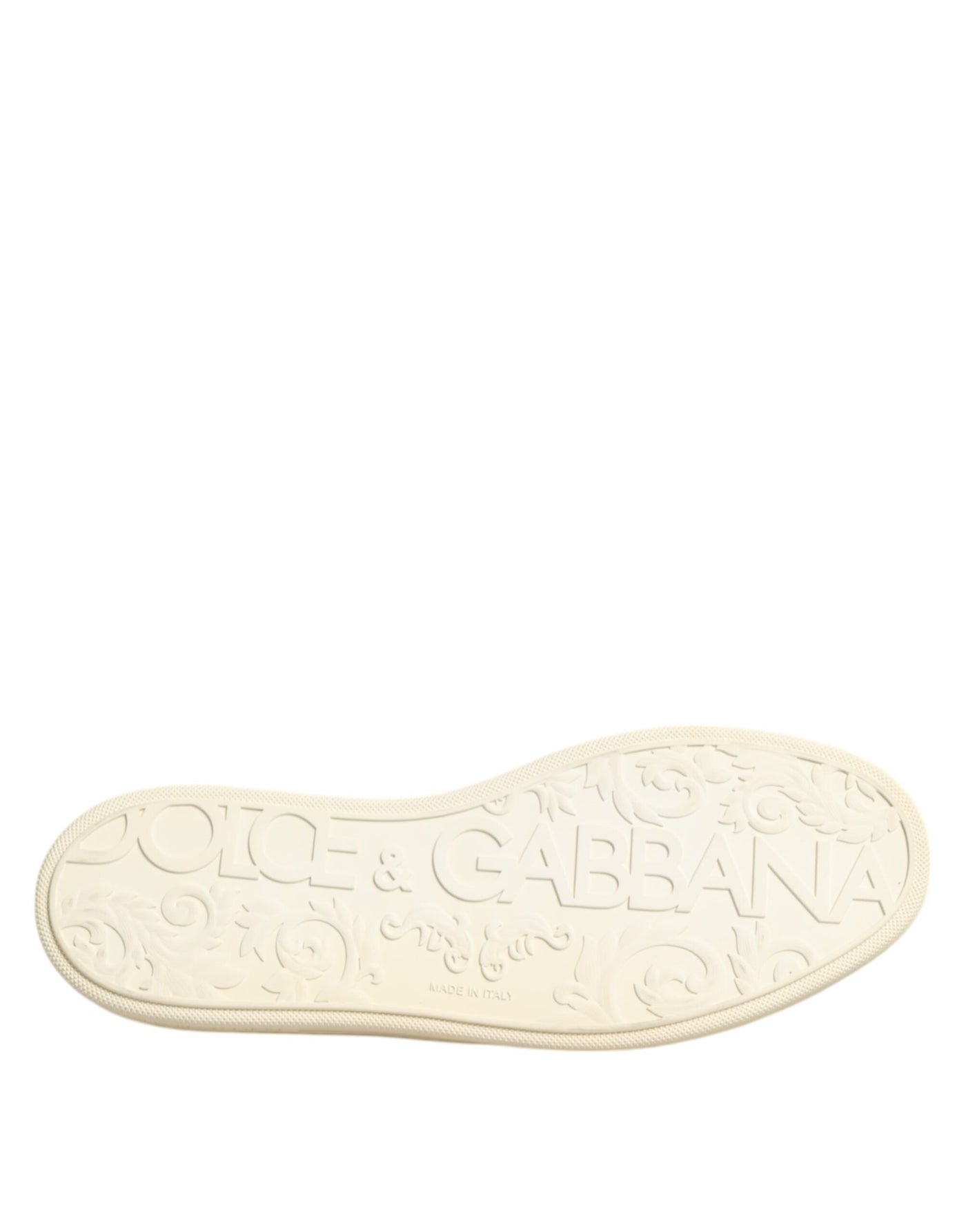 Dolce &amp; Gabbana zwarte leren Bee Crown lage sneakers