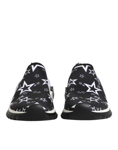 Dolce &amp; Gabbana Zwart Wit Sorrento Lage Sneakers Schoenen
