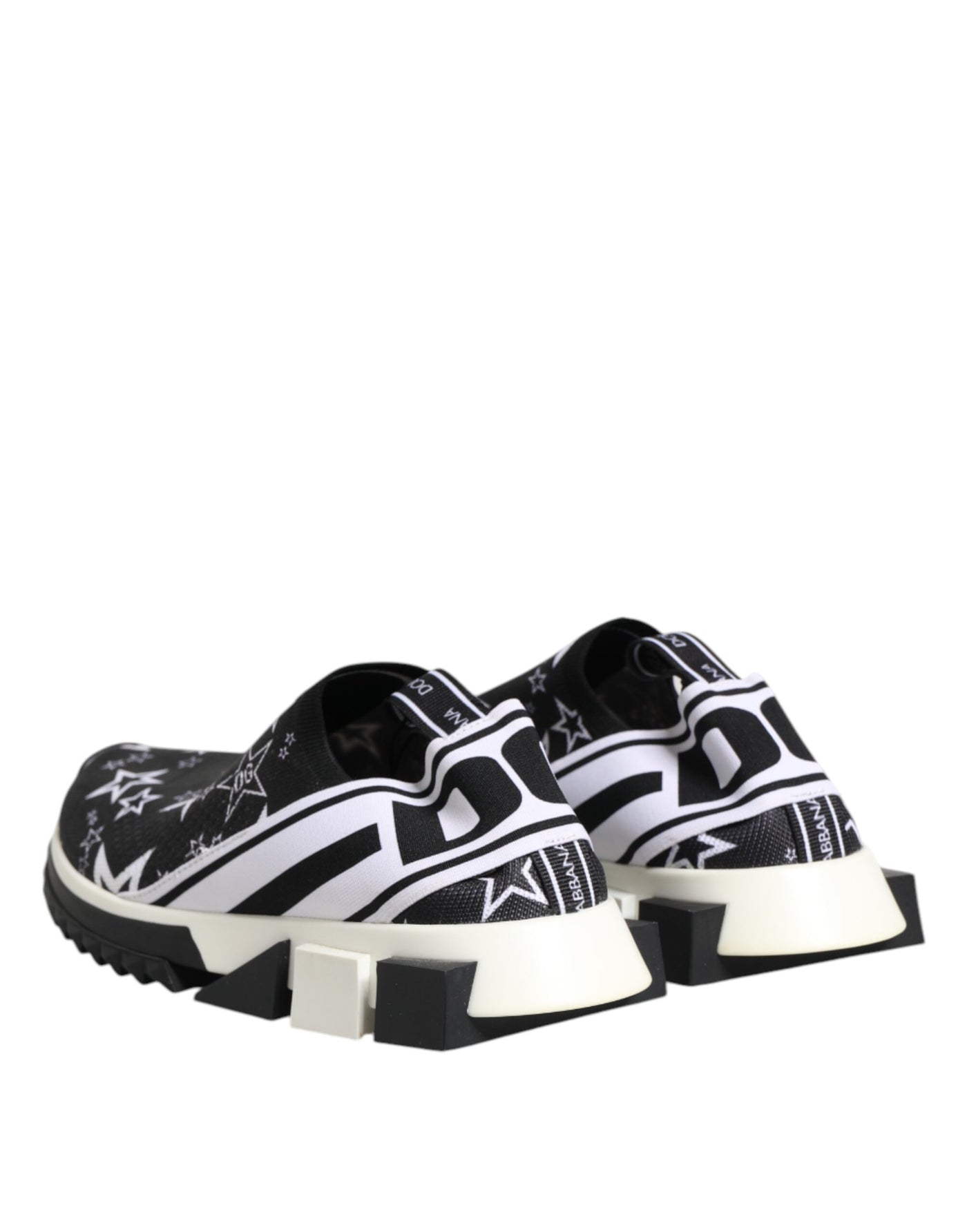 Dolce &amp; Gabbana Zwart Wit Sorrento Lage Sneakers Schoenen