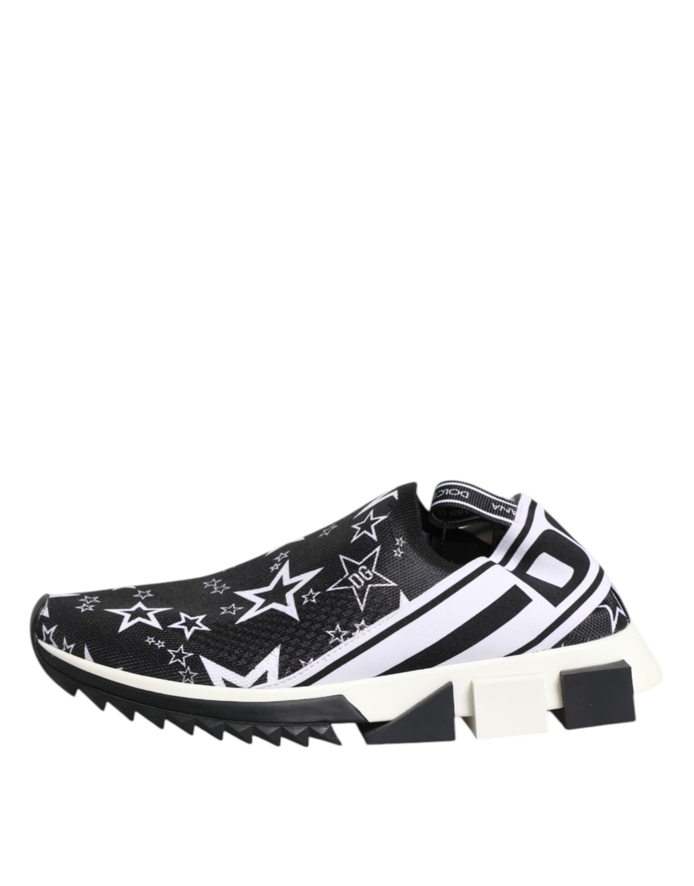 Dolce &amp; Gabbana Zwart Wit Sorrento Lage Sneakers Schoenen