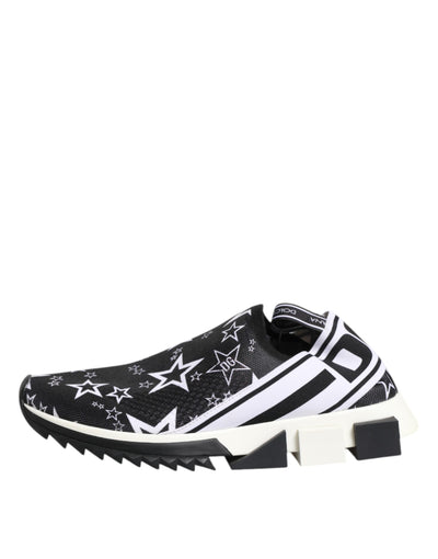 Dolce &amp; Gabbana Zwart Wit Sorrento Lage Sneakers Schoenen