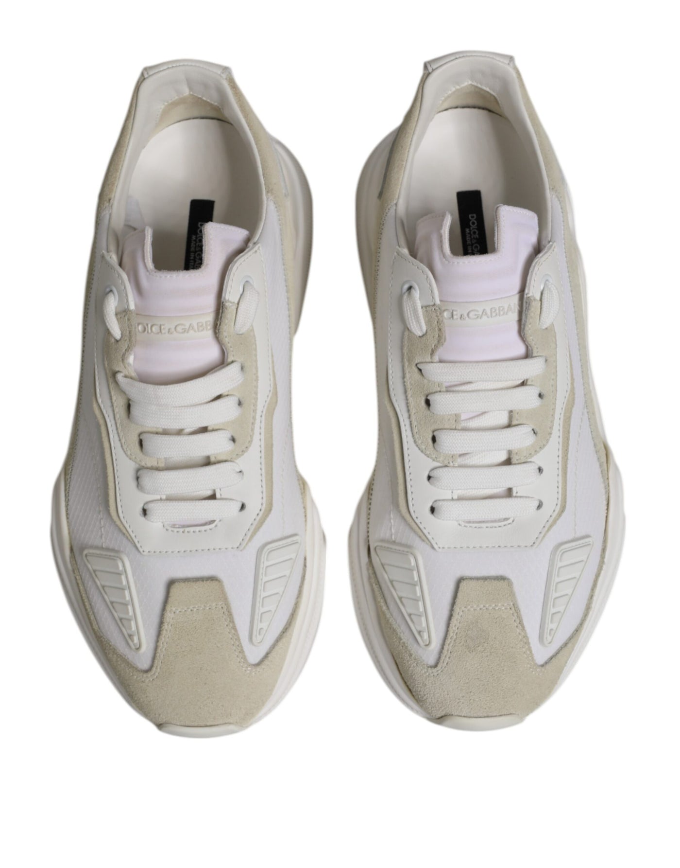 Dolce &amp; Gabbana Witte Lage Top Daymaster Heren Sneakers Schoenen