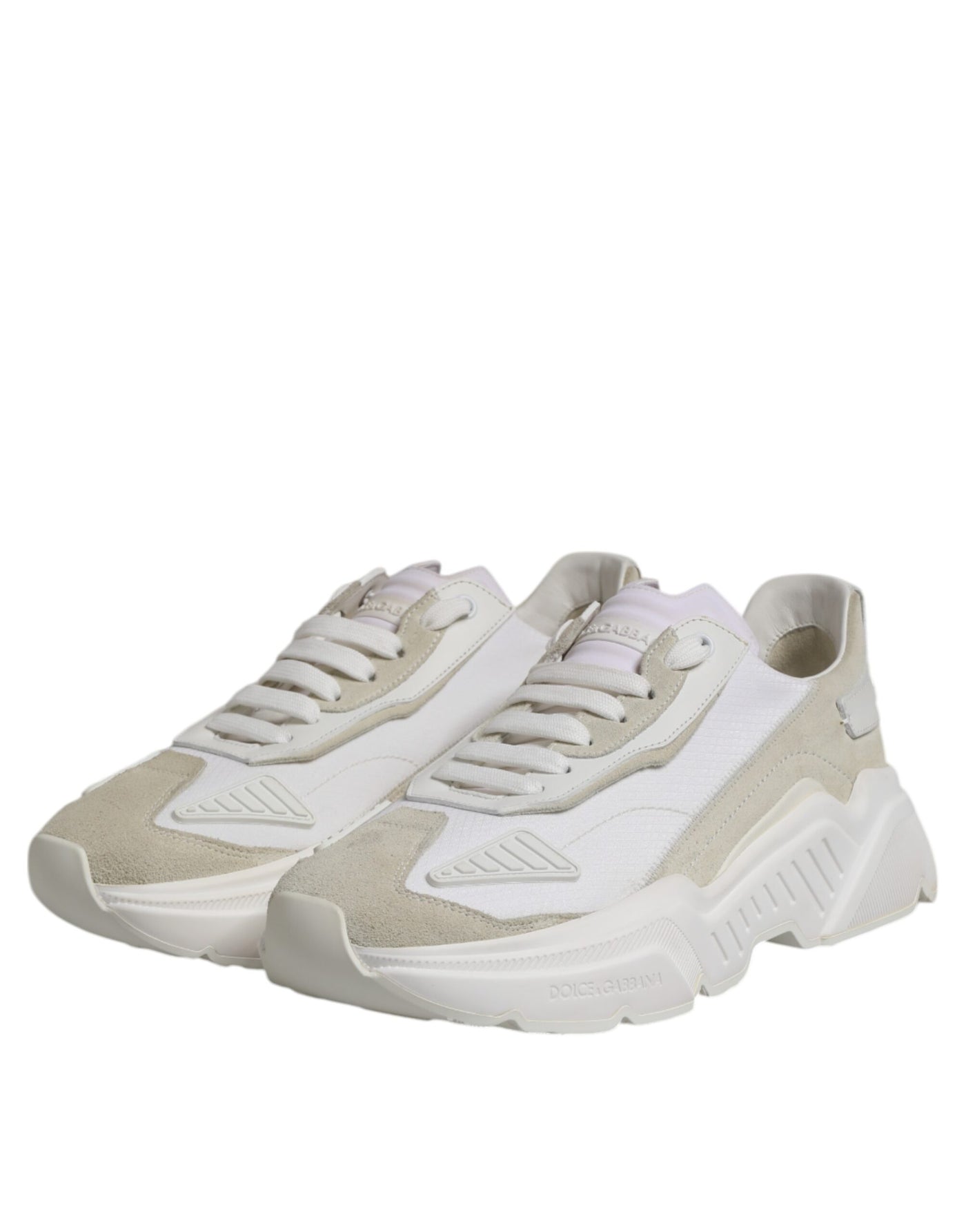Dolce &amp; Gabbana Witte Lage Top Daymaster Heren Sneakers Schoenen
