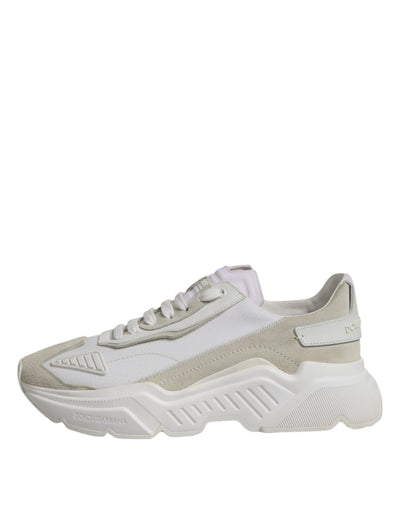 Dolce &amp; Gabbana Witte Lage Top Daymaster Heren Sneakers Schoenen
